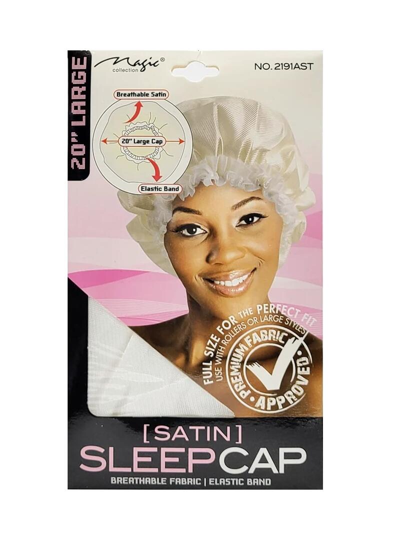 Satin Sleeping Cap Assorted Large
