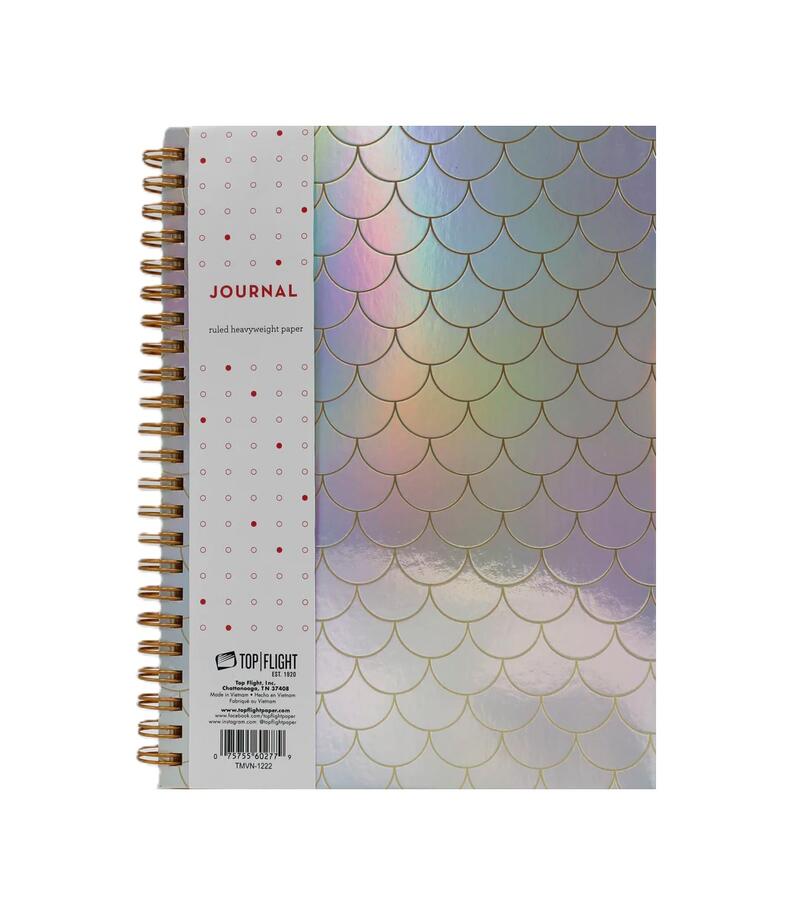 Top Flight Mermaid Spiral Journal