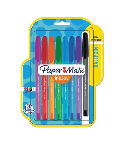 Papermate Inkjoy Fashion Ballpoint Pens, Assorted 8 count