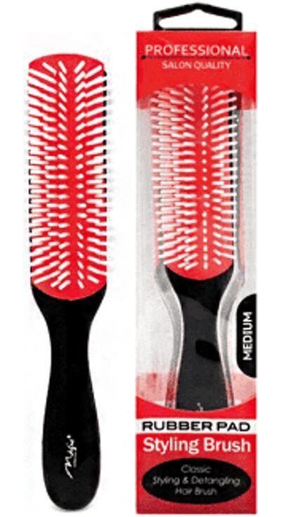 Magic Rubber Pad Classic Styling & Detangling Hair Brush Medium 1 count