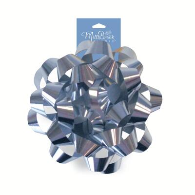 Mill Brook Gift Bow Iridescent Silver