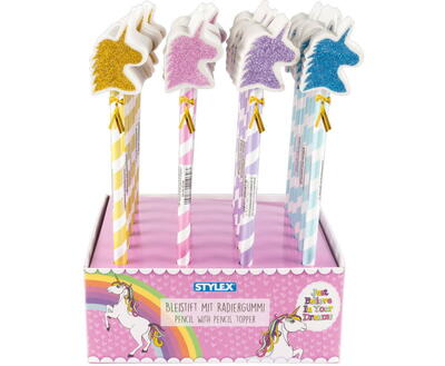 Stylex Unicorn Pencil 4pcs Assorted