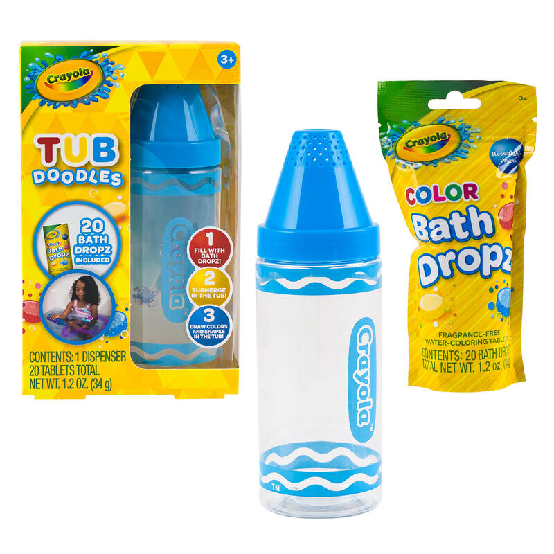 Crayola Bath Tub Doodles Drops And Dispenser