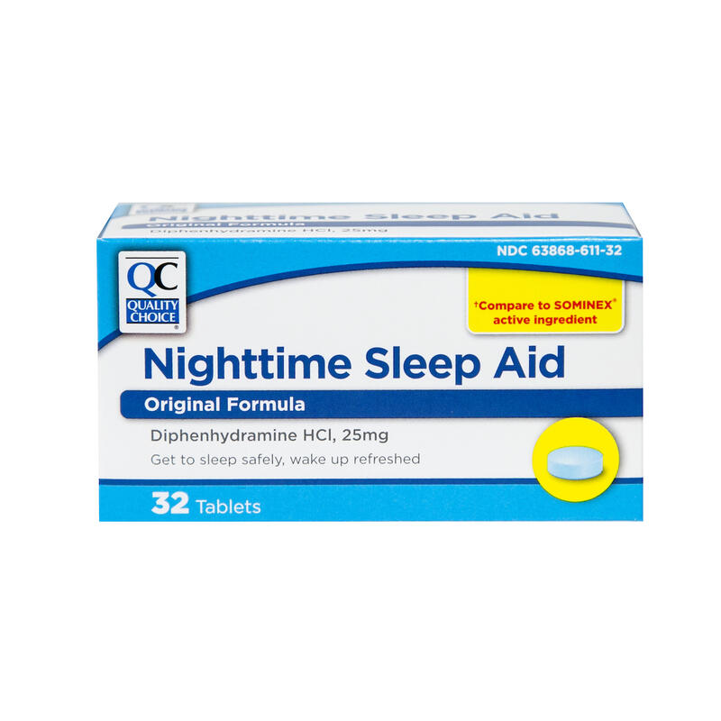 QC Night Time Sleep Aid 32 Tablets