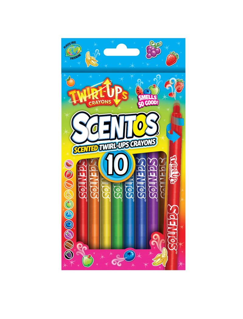 Scentos Scented Twistable Crayons 10 pack