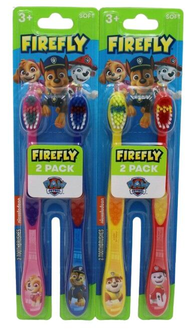Firefly Paw Patrol Soft Toothbrush 2pk