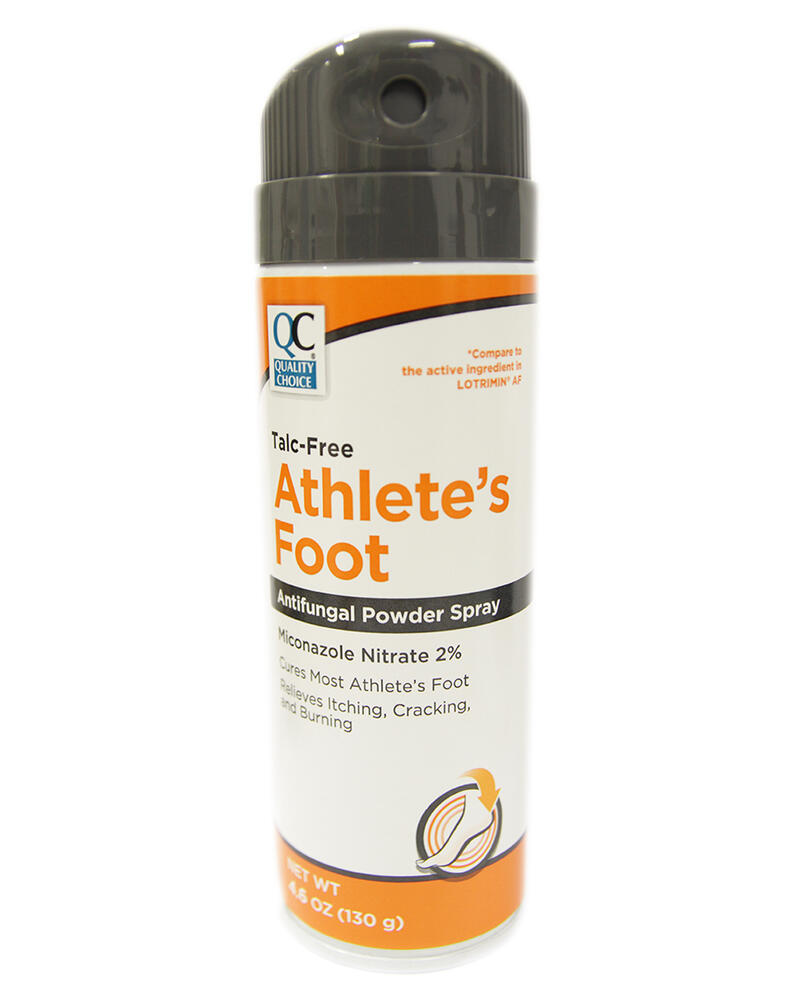 QC Athlete's Foot Antifungal Powder Spray 4.5oz