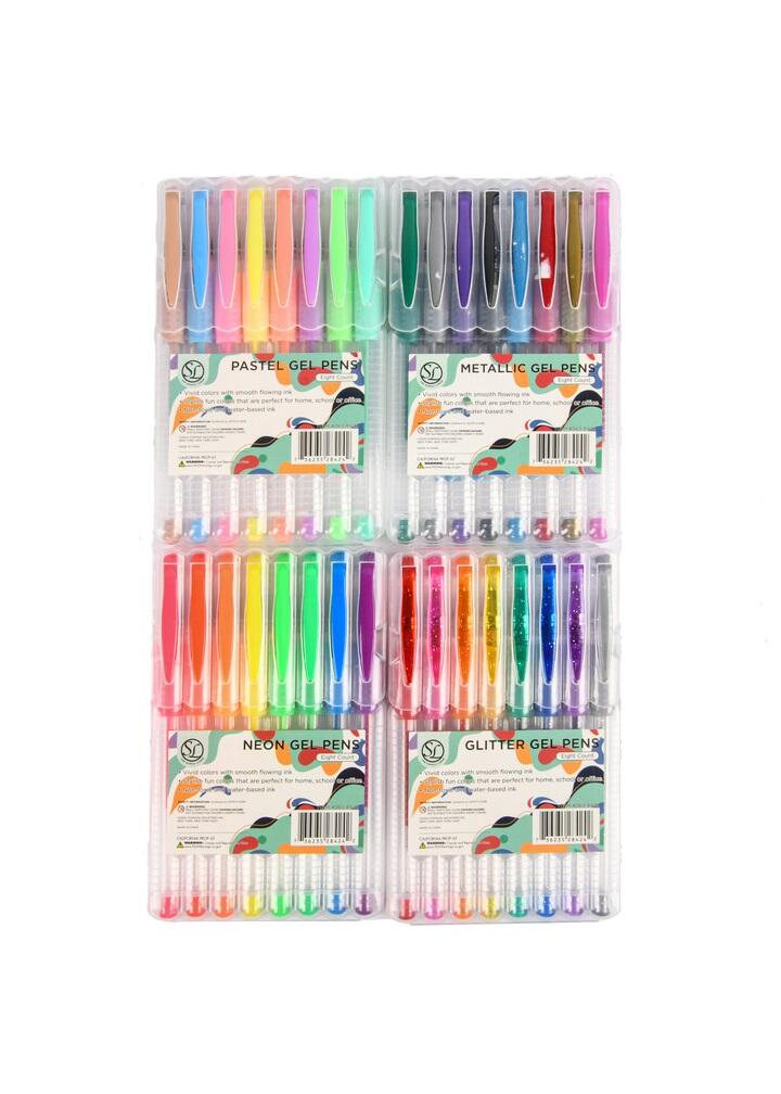 Supplyline Gel Pen Basic Neon Pastel Metallic