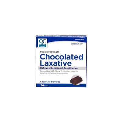 QC Chocolated Laxative 24ct