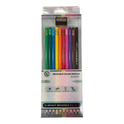 Erasable Colored Pencils 10ct