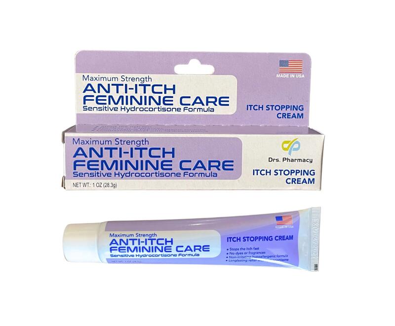 Drs. Pharmacy Anti-Itch Feminine Care Itch Stopping Cream Maximum Strength 2oz