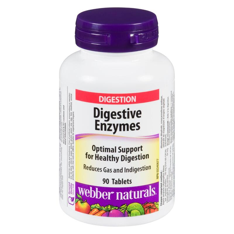 Webber Naturals Digestive Enzymes 90 Tabs