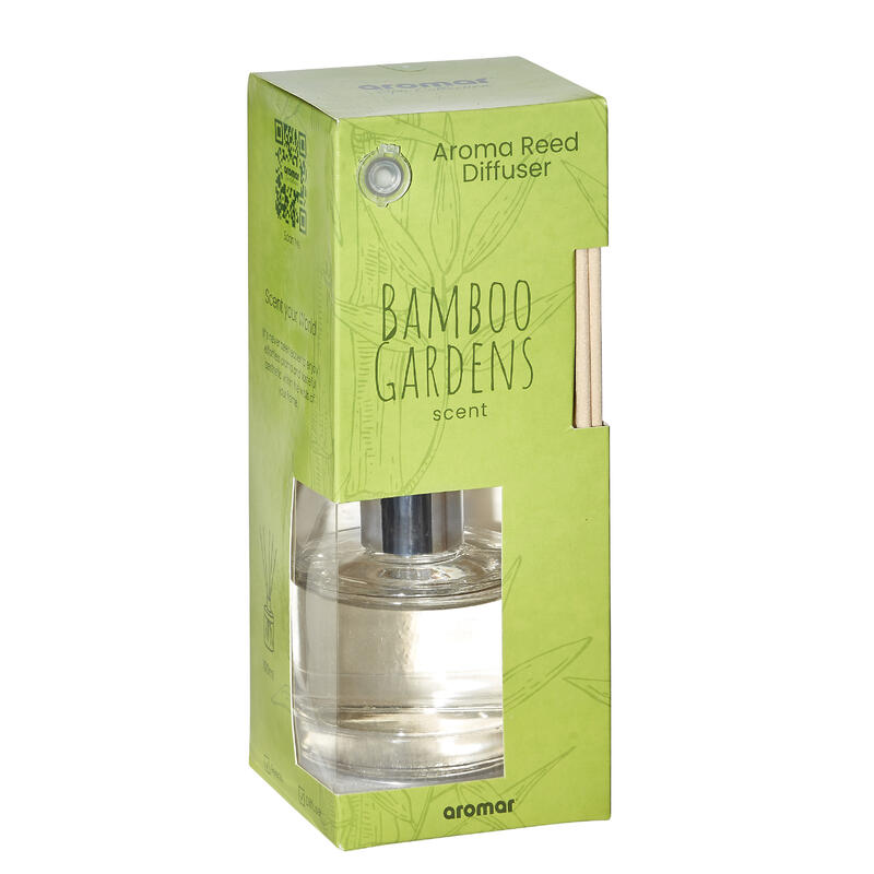 Aroma Reed Diffuser Bamboo Gardens Scent 100ml