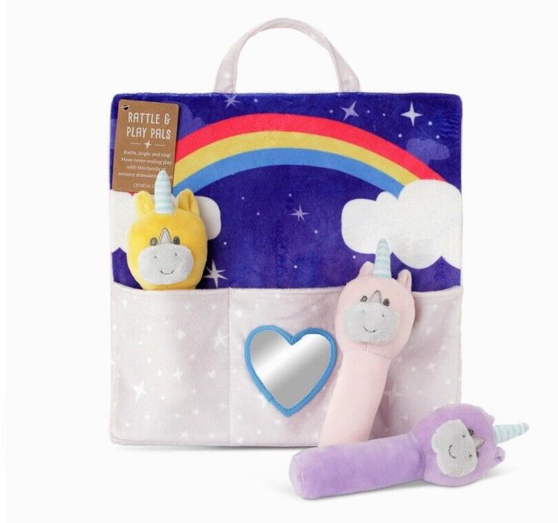 Demdaco Rattle & Play Pals Plush Assorted