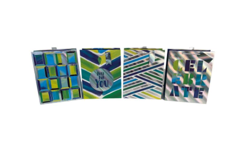 Paper Bag (P) Metallic Blues Assorted 1 count