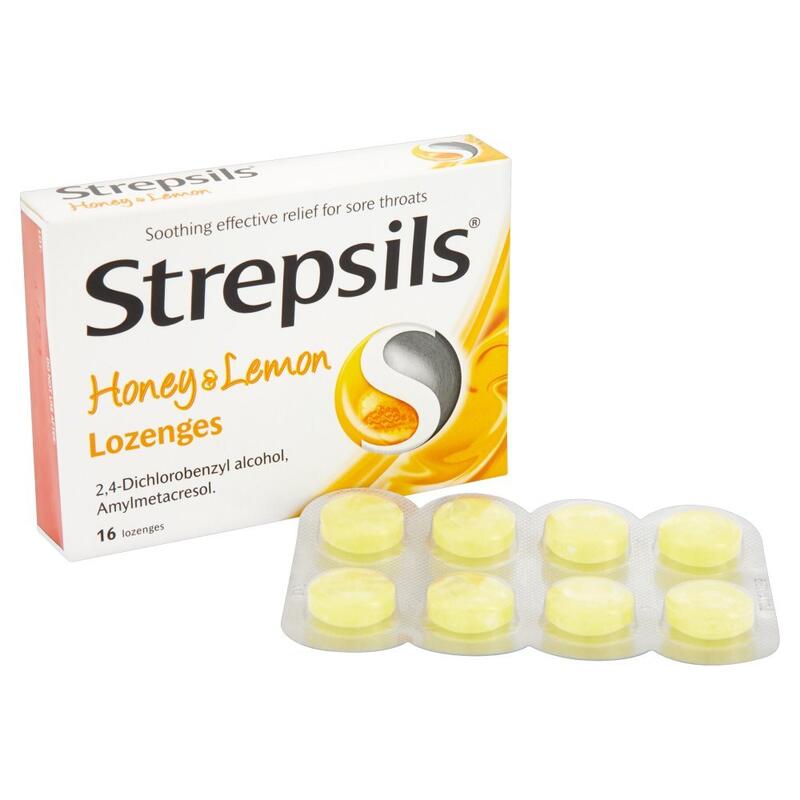 Strepsils Honey and Lemon 16 ct