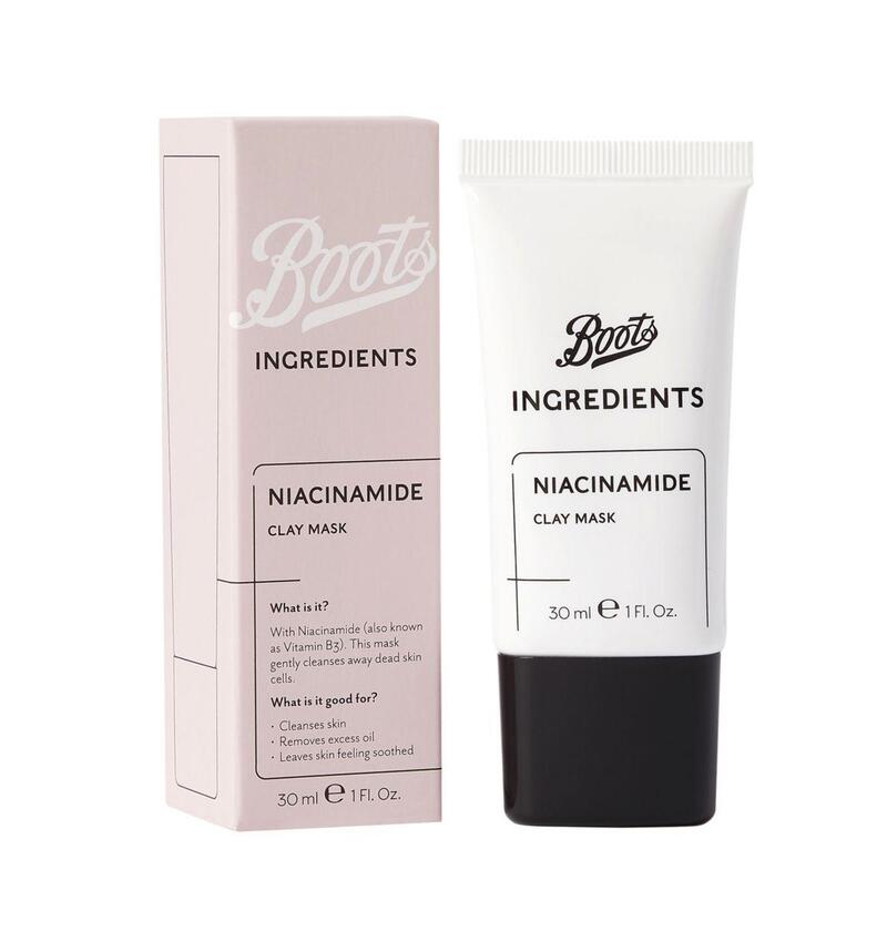 Boots Ingredients Niacinamide Clay Mask 30ml